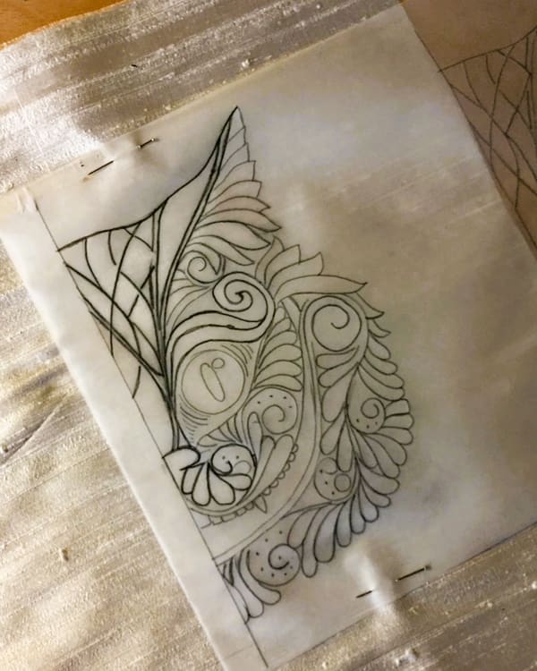 Bespoke cat embroidery 1