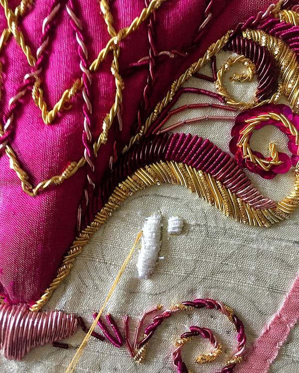 Bespoke cat embroidery 10