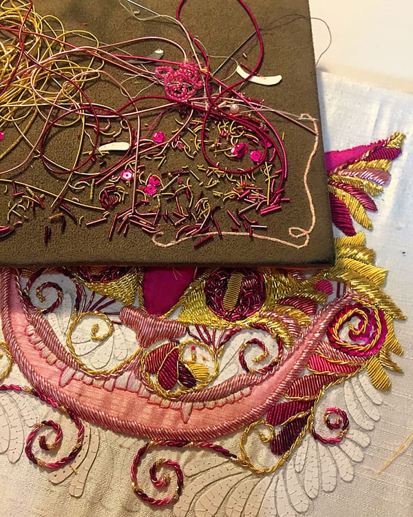 Bespoke cat embroidery 16