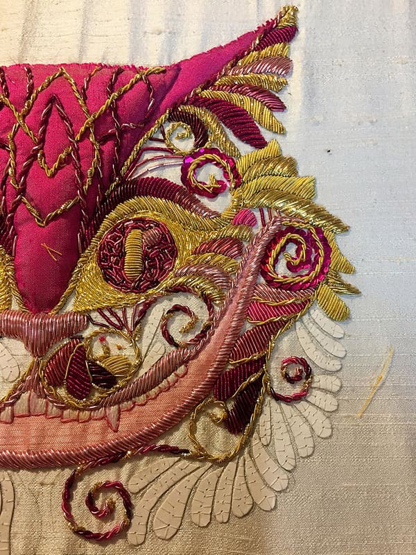 Bespoke cat embroidery 17