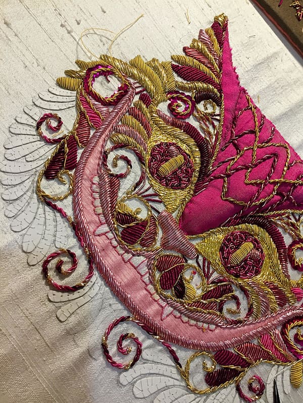 Bespoke cat embroidery 19