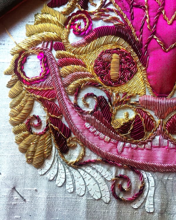 Bespoke cat embroidery 20