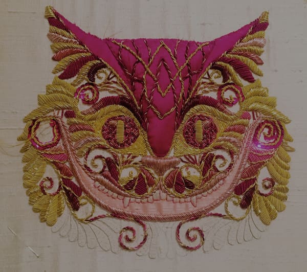 Bespoke cat embroidery 21
