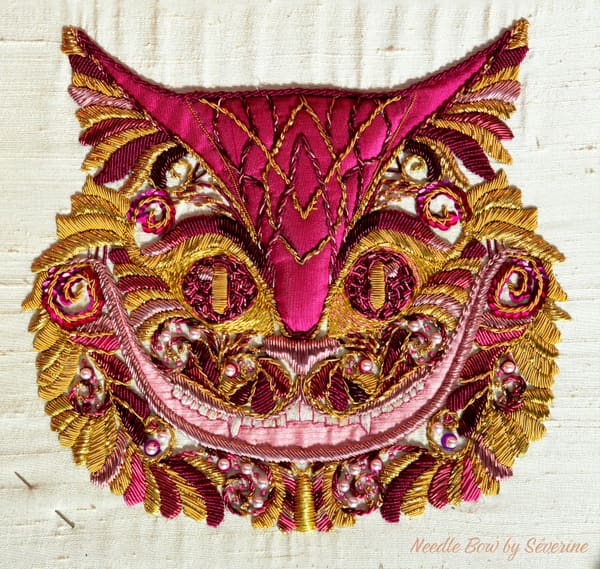 Bespoke cat embroidery 28