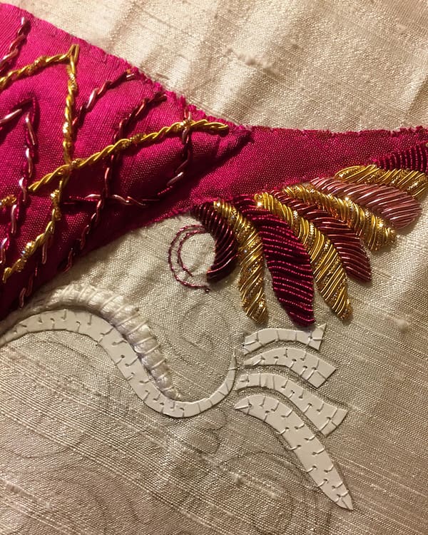 Bespoke cat embroidery 6