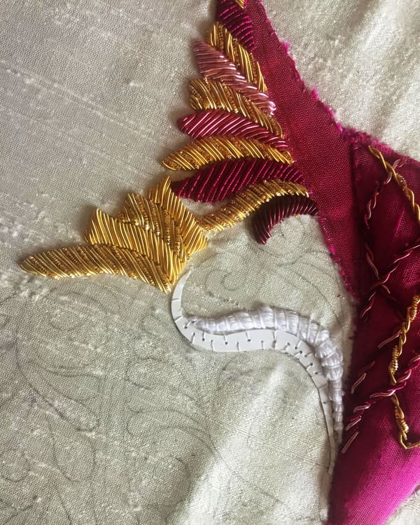 Bespoke cat embroidery 7