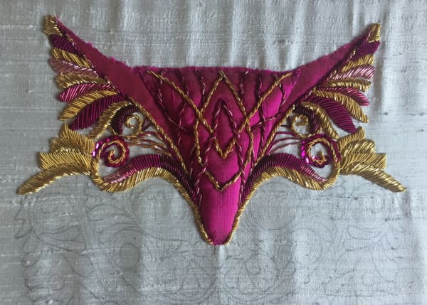 Bespoke cat embroidery 9