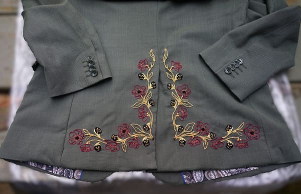 Jacob Embroidered Jacket 80
