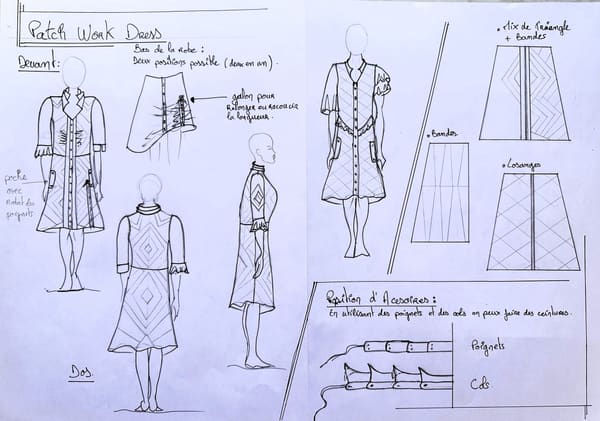 Draft Pattern & Calico 2