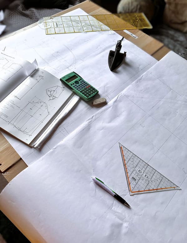 Draft Pattern & Calico 4