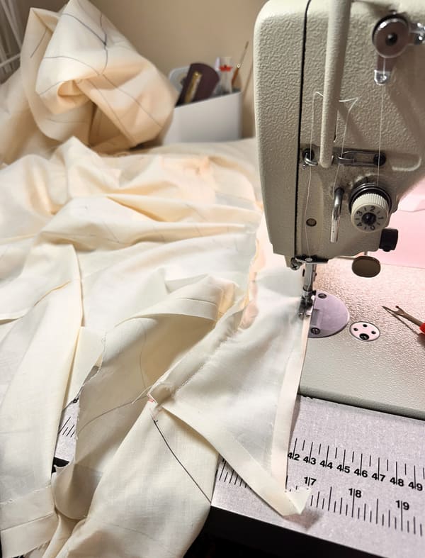Draft Pattern & Calico 8